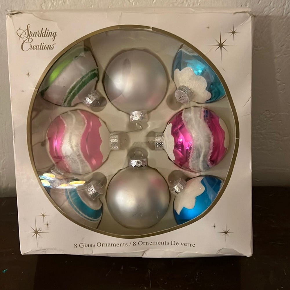 Sparkling creations, Christmas ornaments